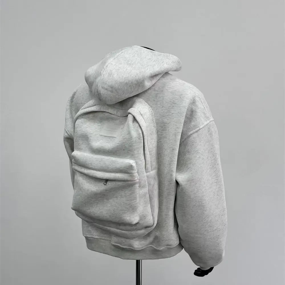 PackWear – Hoodie with Built-In Backpack - Prim Boutique