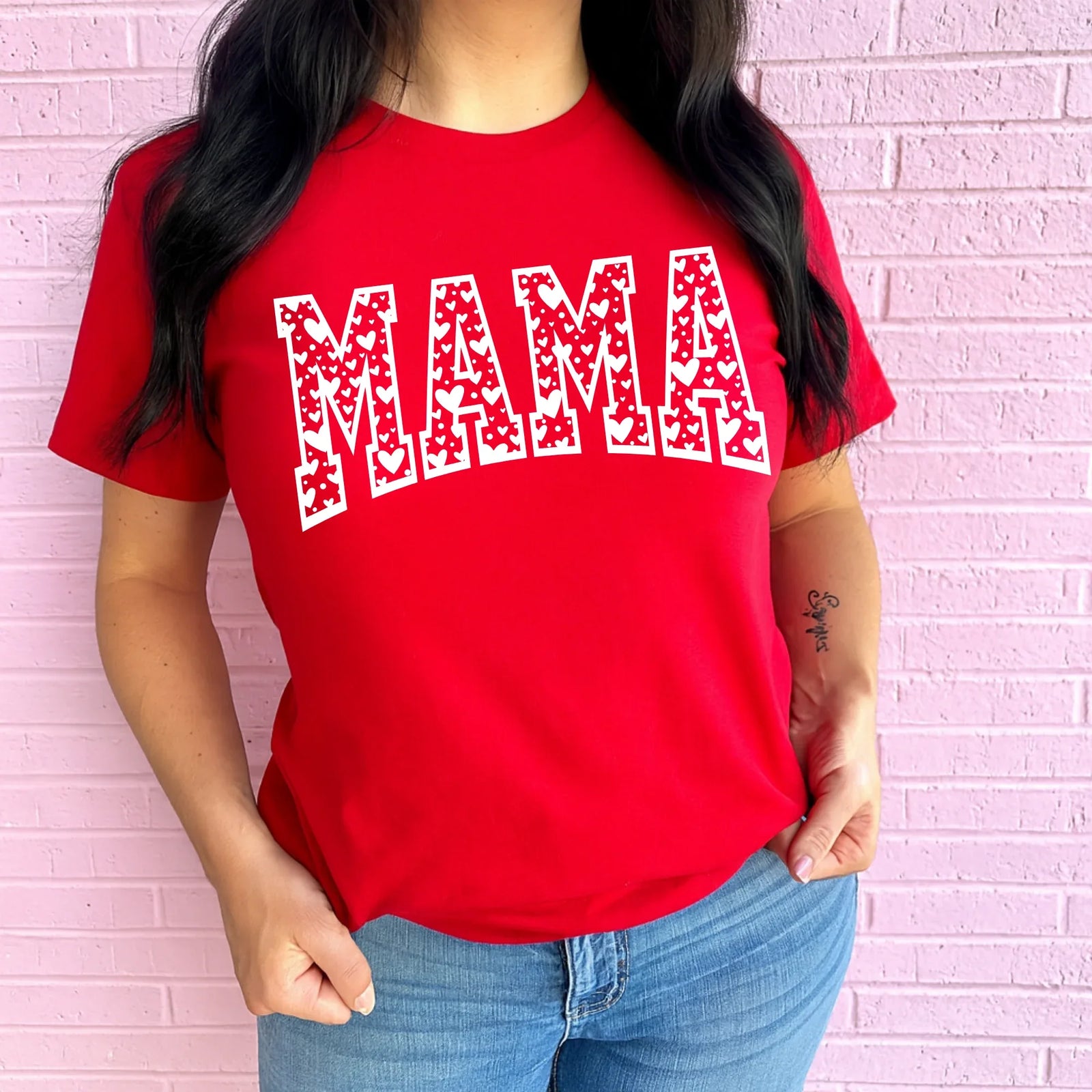 Mama Heart Graphic Tee DEAL OF THE WEEK - Prim Boutique