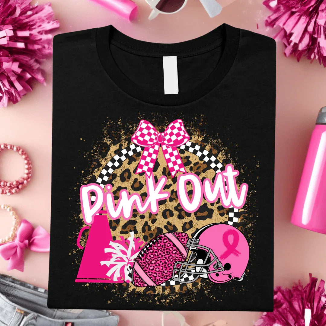 Pink Out Collage Graphic Tee - Prim Boutique