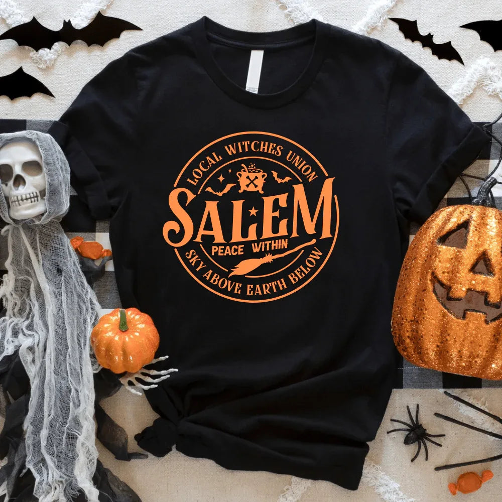 Weekly Deal Salem Broom Graphic Tee - Prim Boutique