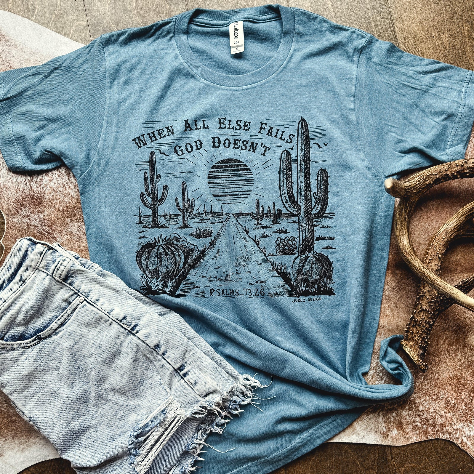 When All Else Fails, God Doesn't Graphic Tee - Prim Boutique