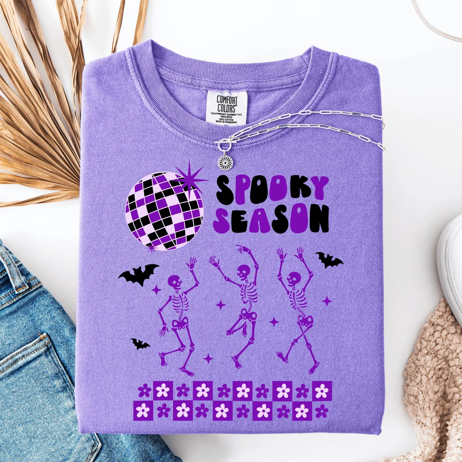 Spooky Season Disco Graphic Tee - Prim Boutique