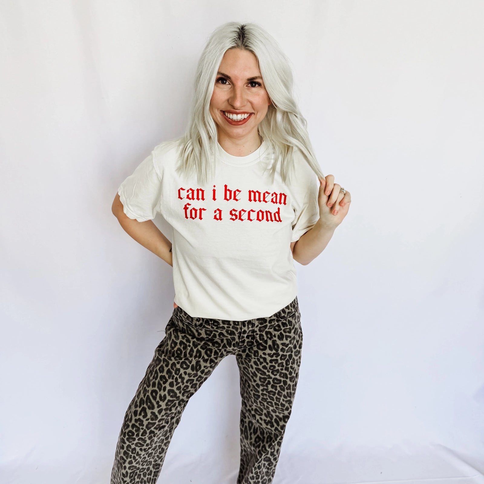 Can I Be Mean Graphic Tee - Prim Boutique