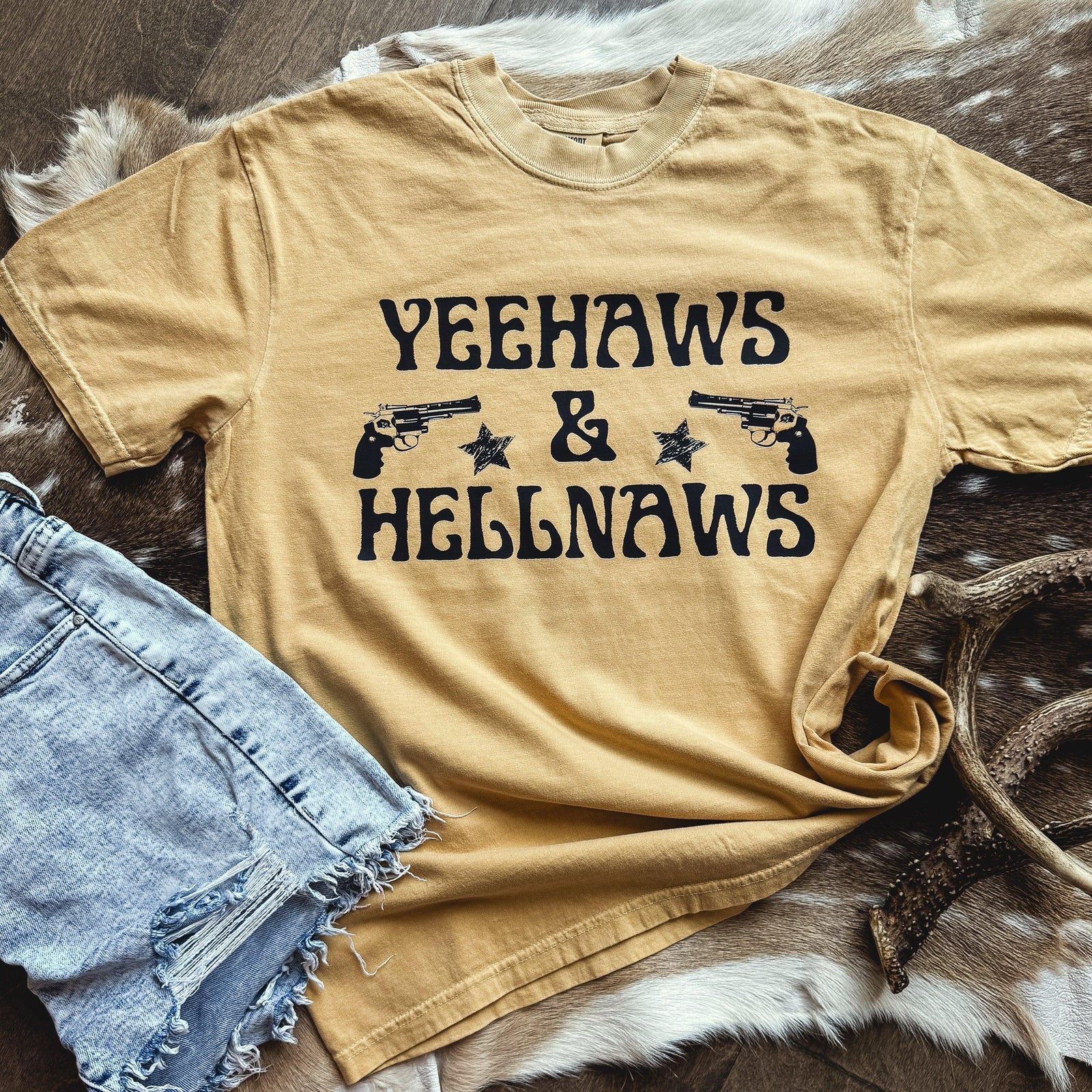 Yeehaws & Hellnaws Graphic Tee - Prim Boutique