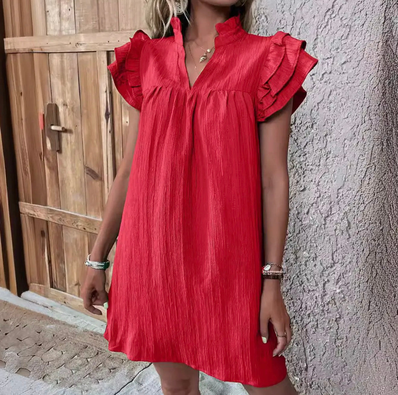 flirty red dress Flirty & Flare Red Dress, L