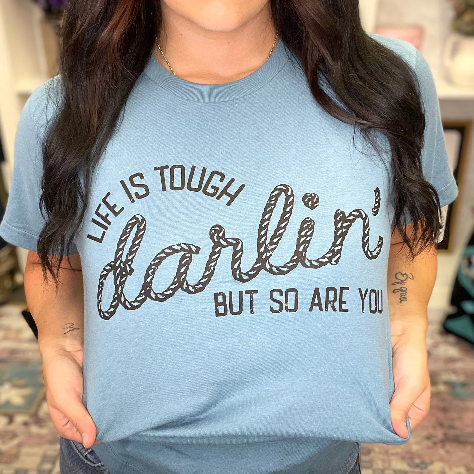 Life Is Tough Graphic Tee - Prim Boutique