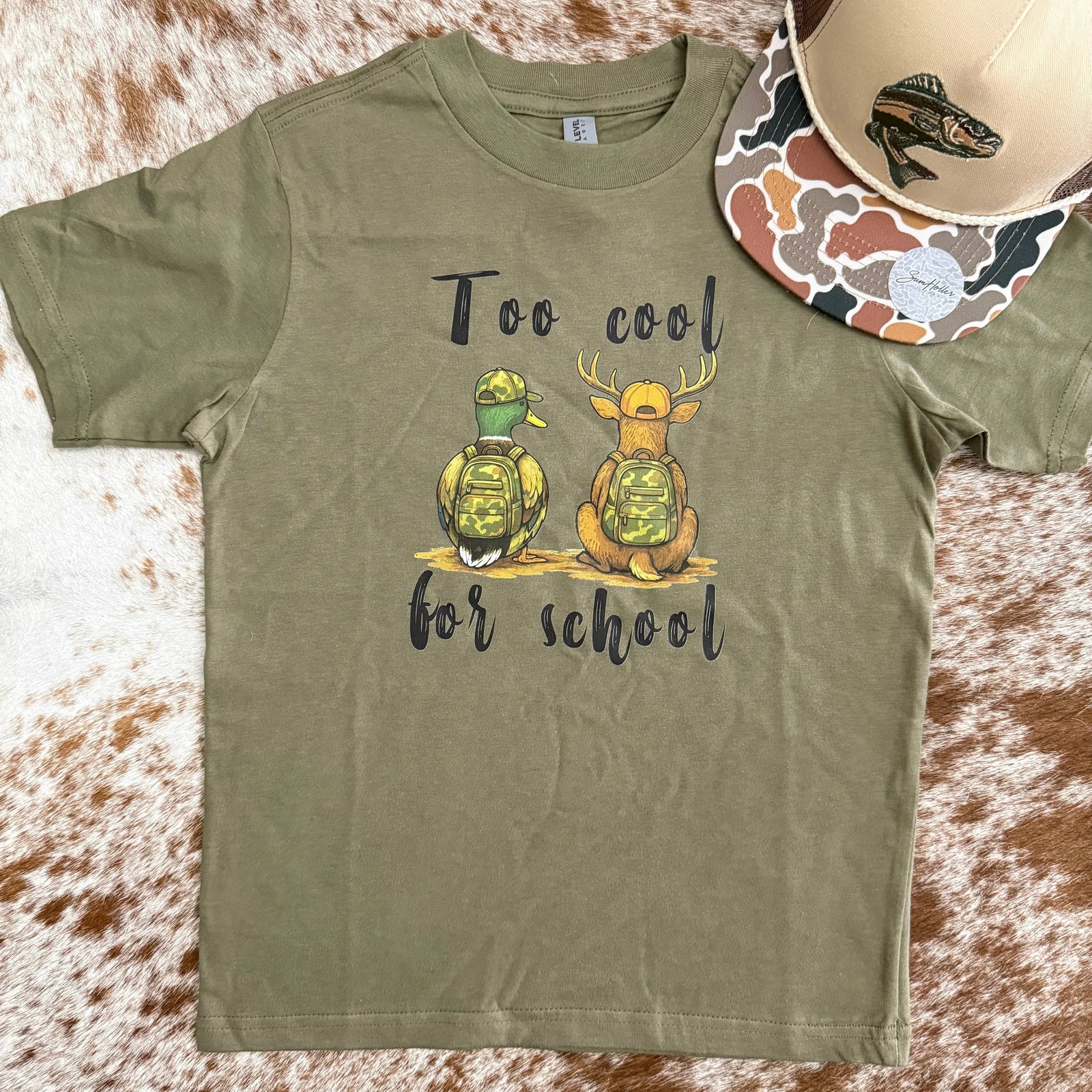 Too Cool For School Graphic Tee - Prim Boutique