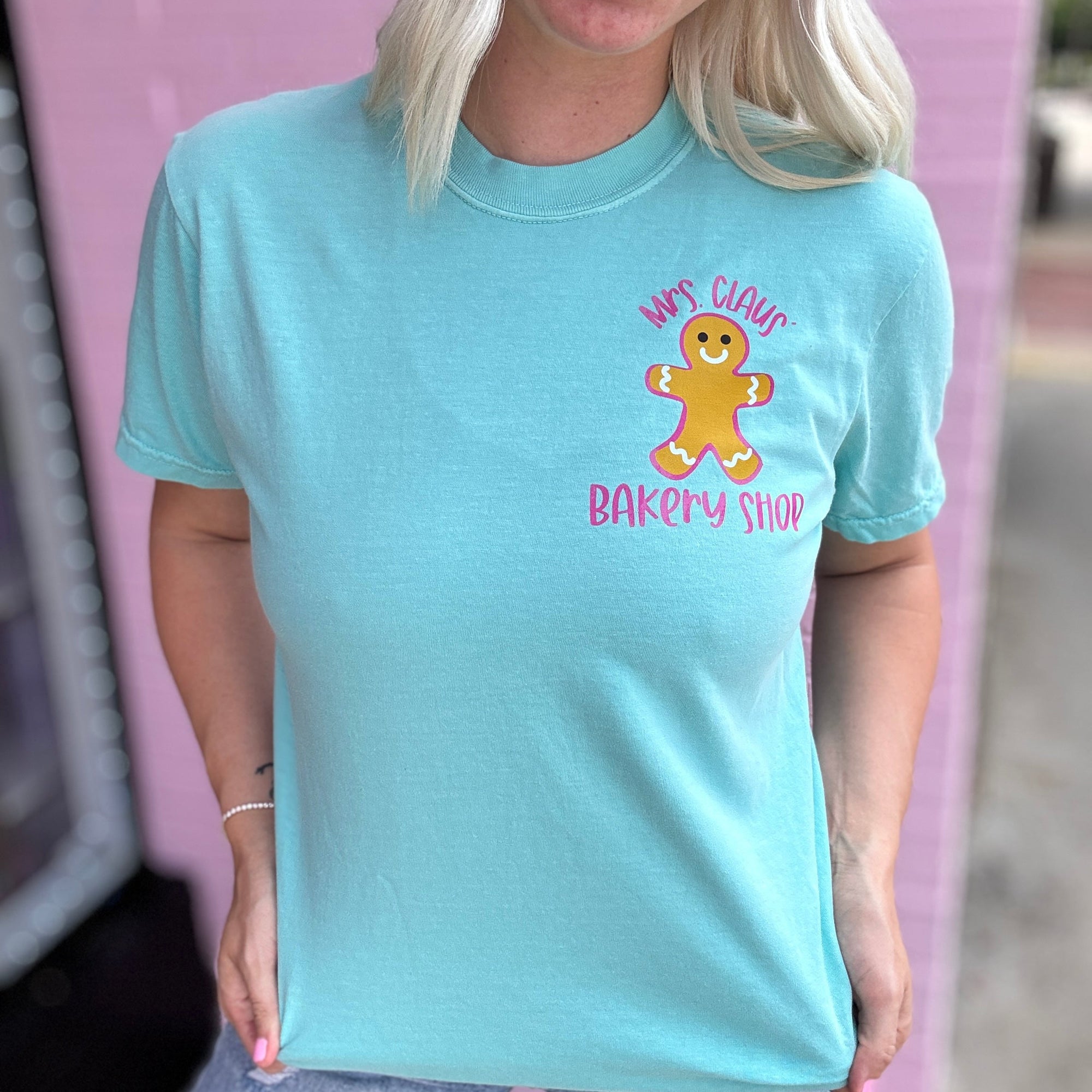 Gingerbread Bakery Pocket Graphic Tee