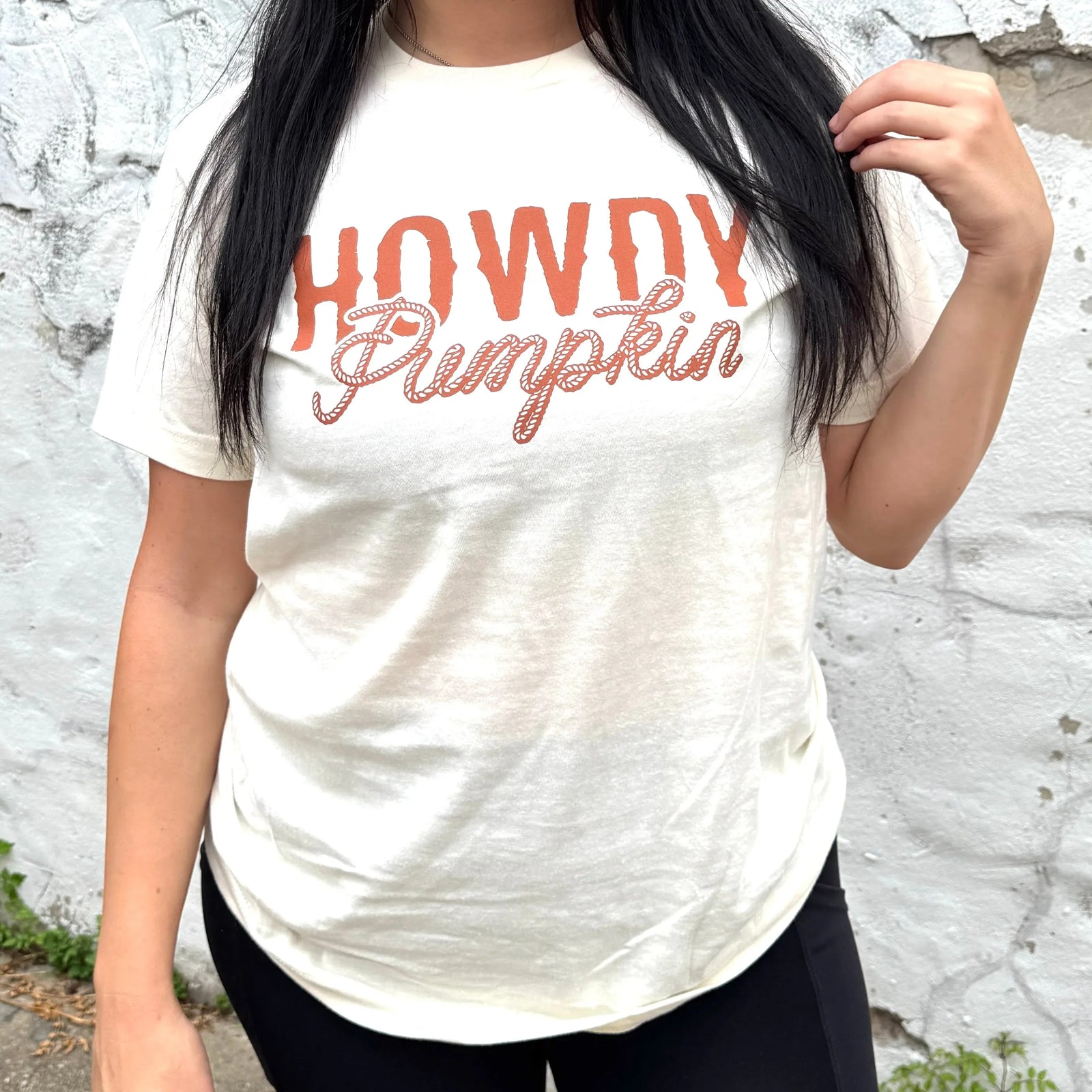 Howdy Pumpkin Rope Graphic Tee - Prim Boutique