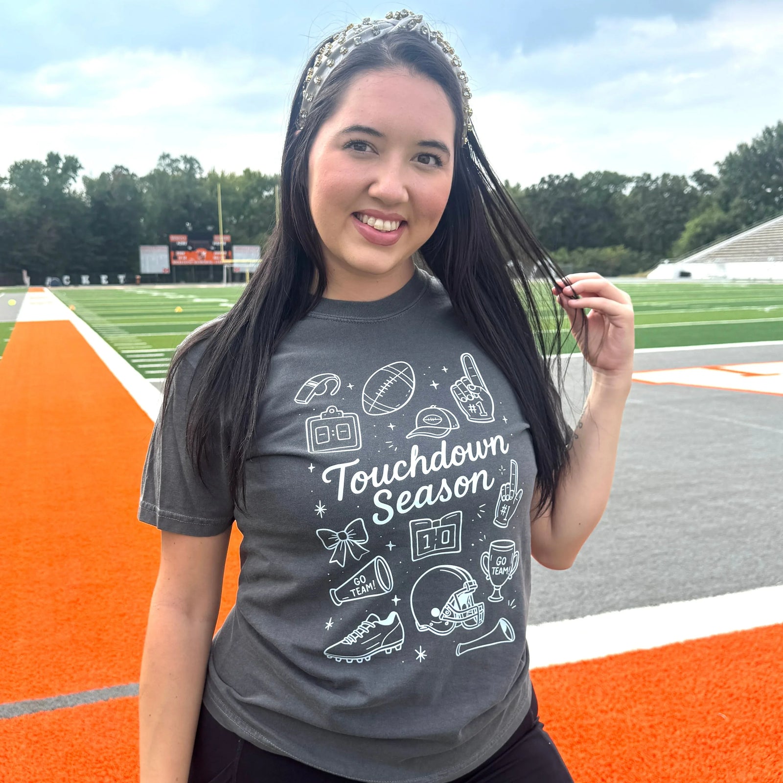Touchdown Collage Graphic Tee - Prim Boutique