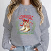 Hoodeless Sweatshirt Cowgirl