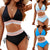 Sunquelle – Tummy Control Bikini Set with Vibrant Style