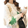 Thickened Color blocked Christmas Sweater