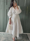 Tassel Shirt Long Skirt Suit