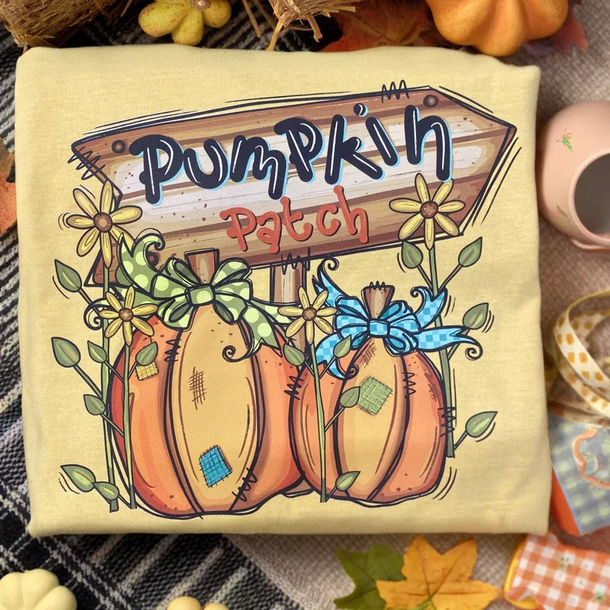 Pumpkin Patch Graphic Tee - Prim Boutique