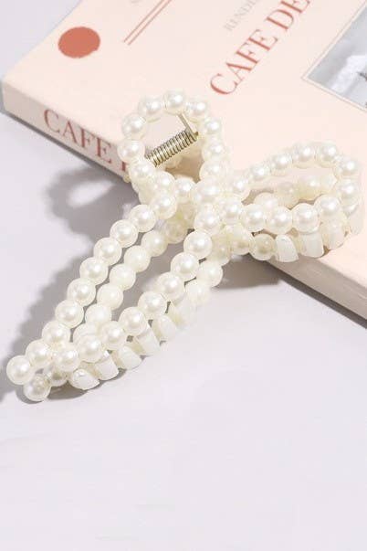 PEARL HAIR CLAW CLIP